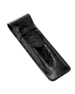 ÉTUI STYLO DOUBLE CROCO SAVANNAH
