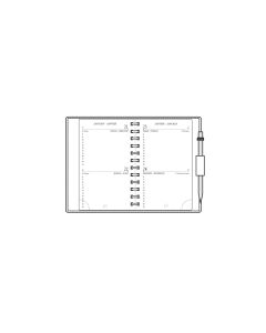 RECHARGE AGENDA AG12R 2JOURS/PAGE ET REPERTOIRE
