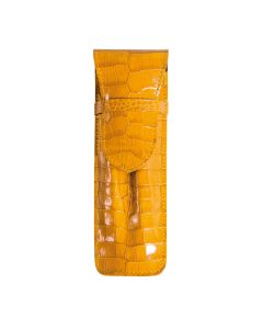 ETUI STYLO DOUBLE CROCO SAVANNAH