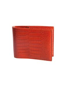 PORTEFEUILLE A L'ITALIENNE CROCO SAVANNAH